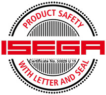 Logo Isega certificate - 50029 u 19- Evolis