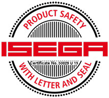 Logo Isega certificate - 50029 u 19- Evolis