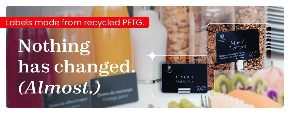 Keep up your habits with recycled PETG cards