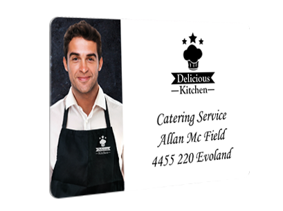 Sample badge for caterer