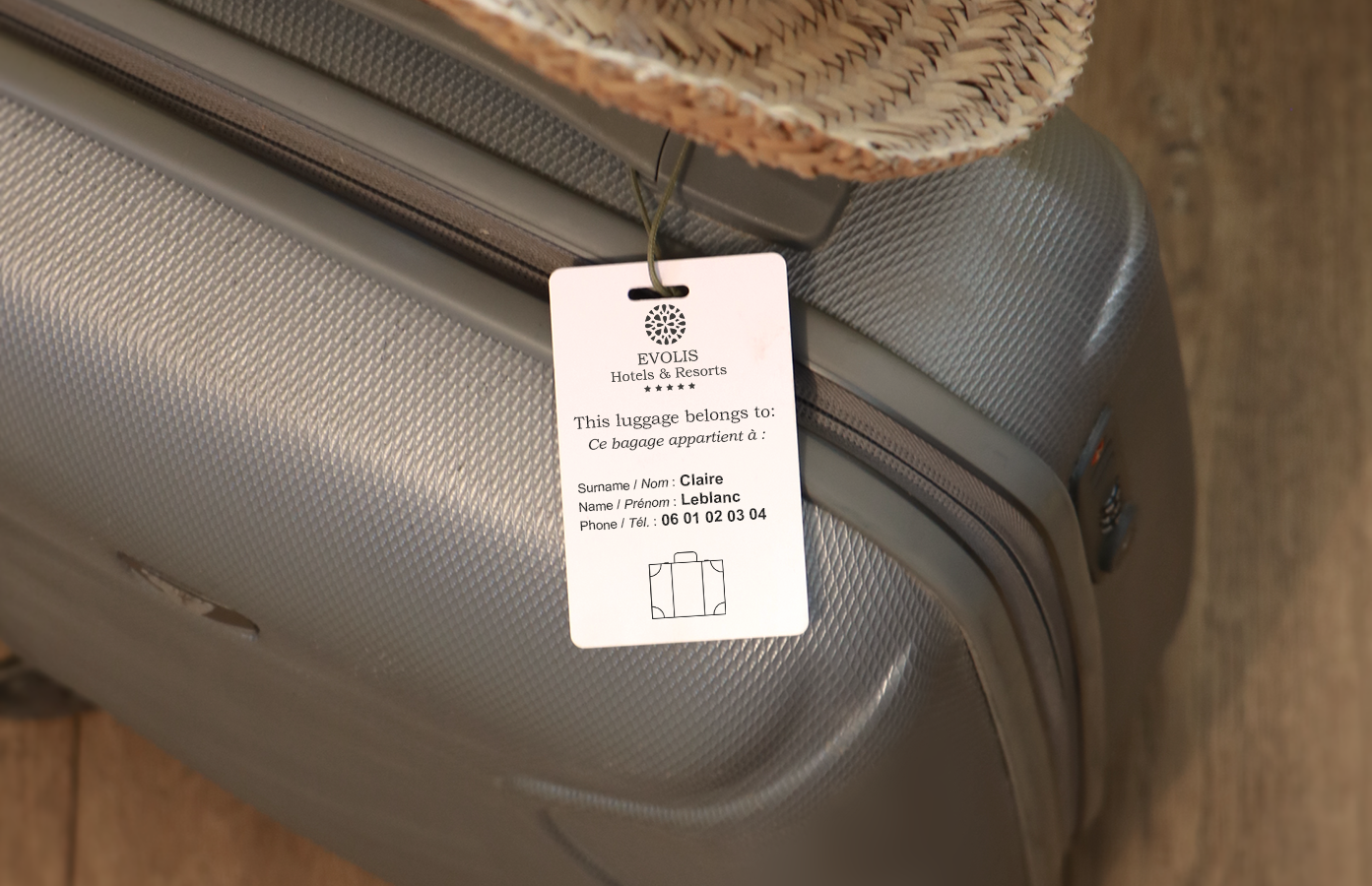 Custom Baggage & Luggage Tags for Hotels