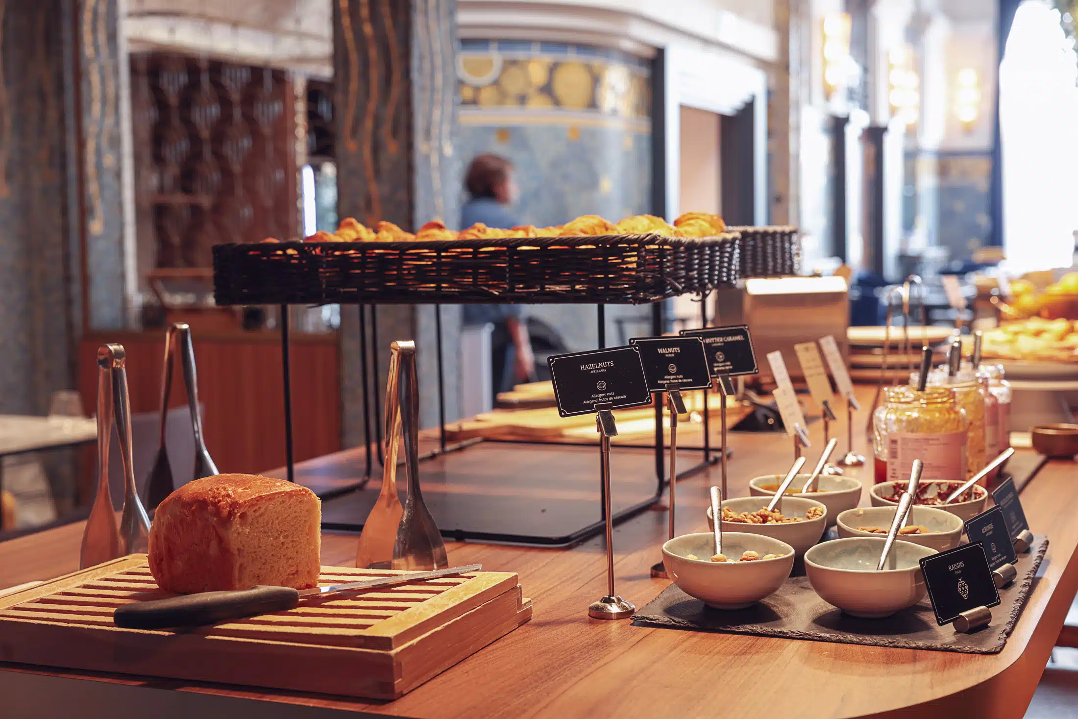 Presentation labels for hotel buffets | Edikio