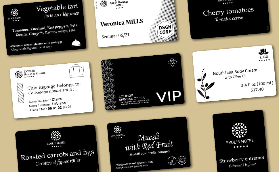 Examples of custom printed plastic cards for identification, loyalty programs, membership management, and brand communication.